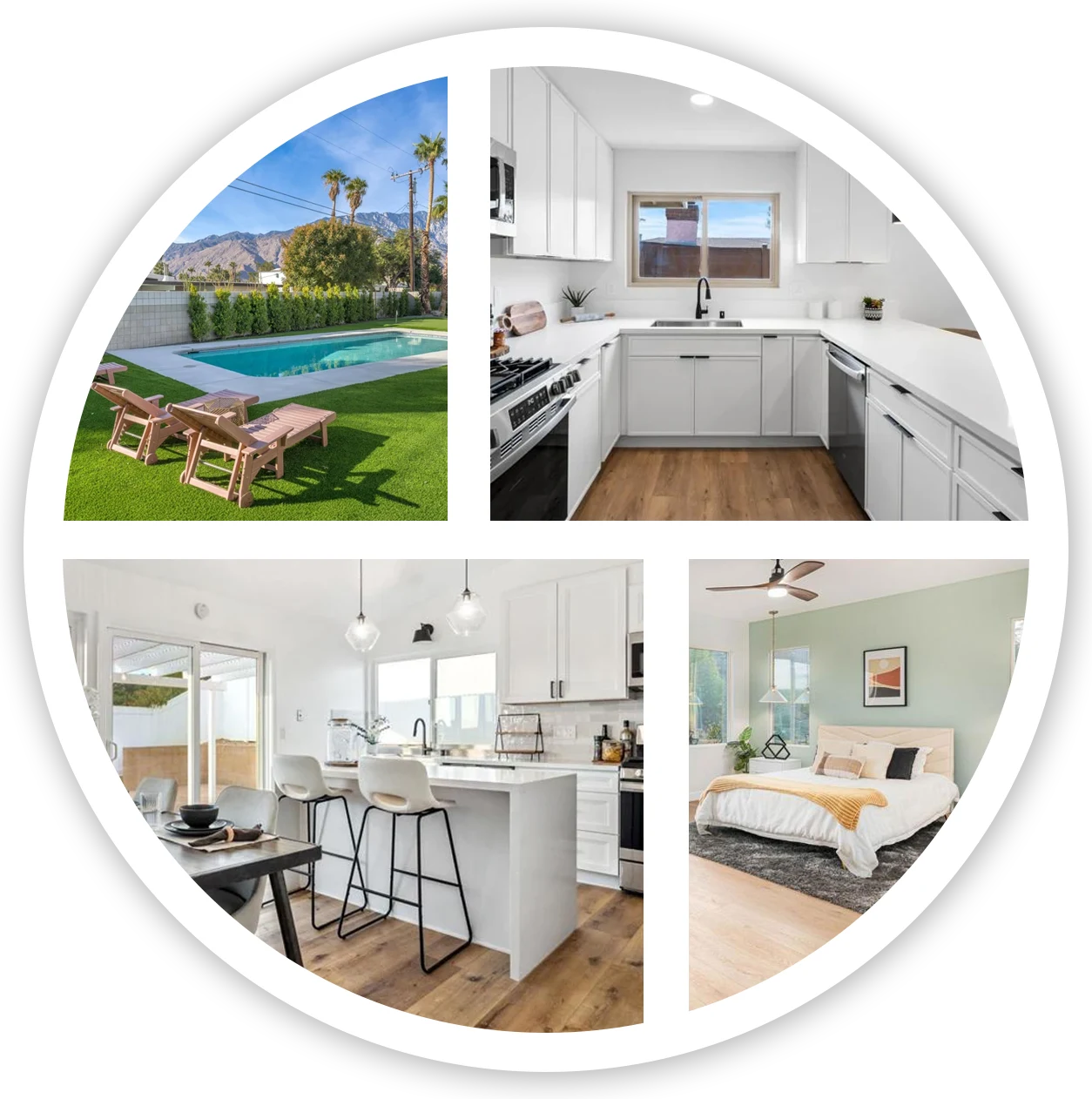 Jghomes Photo Collage Circle